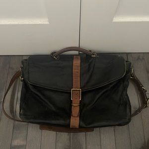 COACH black leather bag